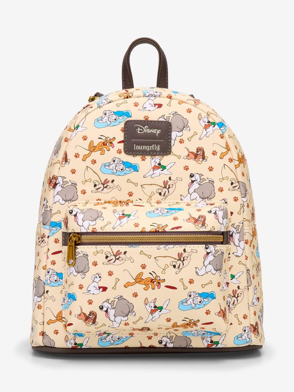 Disney loungefly dogs playing aop mini backpack